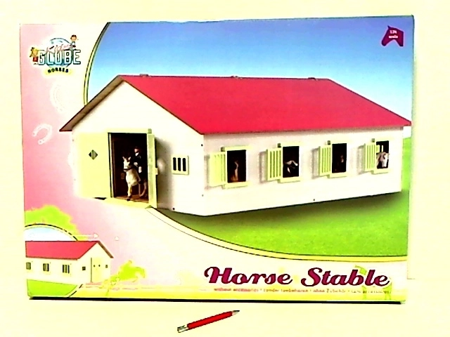 Écurie en bois pour chevaux avec sept boxes Kids Globe