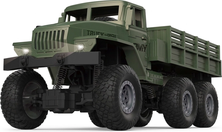 Voiture RC militaire radiocommandée avec effets lumineux