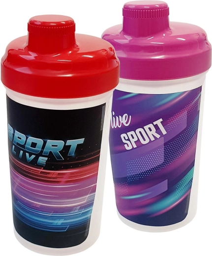 Shaker et bouteille de sport 500 ml NEW SPORTLIFE