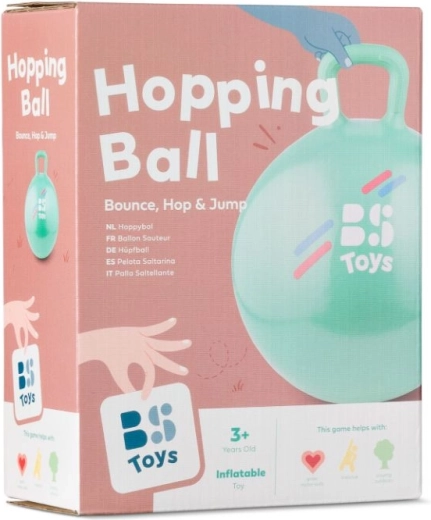 Ballon sauteur avec poignée – vert, diamètre 45 cm