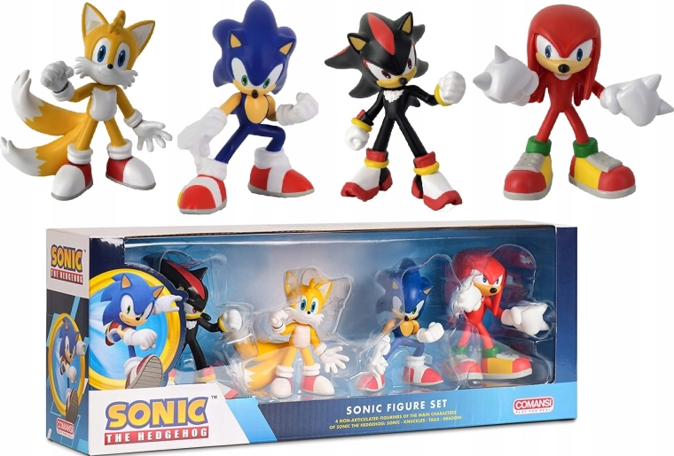 Coffret cadeau de figurines SONIC – 4 pcs
