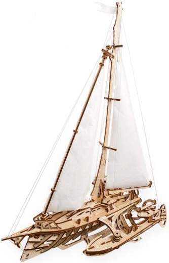 Ugears Merihobus – trimaran voilier mécanique en bois 3D