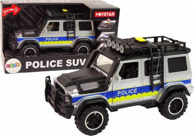 Véhicule tout-terrain de police 1:14 à friction