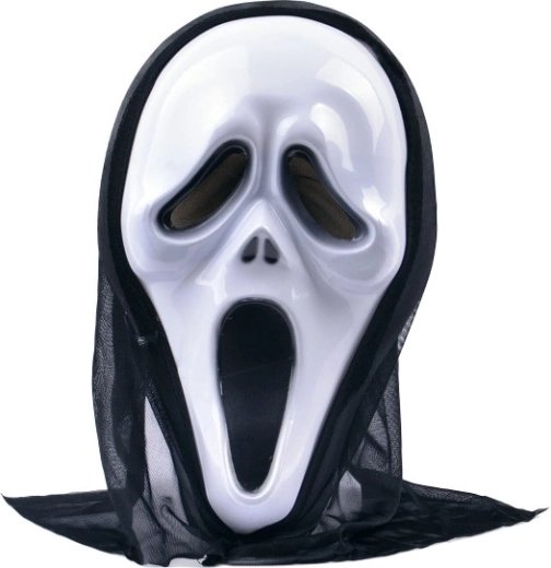Masque d'Halloween effrayant avec capuche
