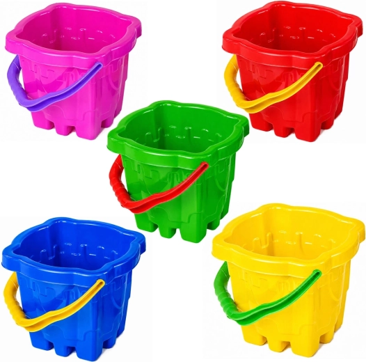 Seau de sable château – assortiment de couleurs