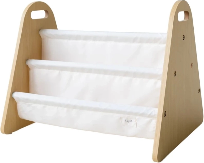 Porte-livres double face 3 Sprouts cream