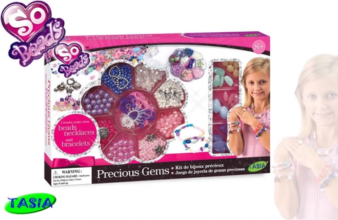 Set de perles - gemmes scintillantes