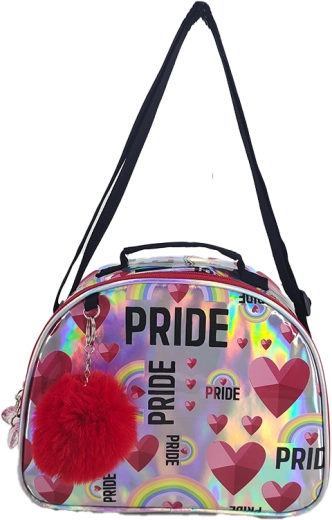 Sac à main enfant en forme de cœur Pride 25 cm