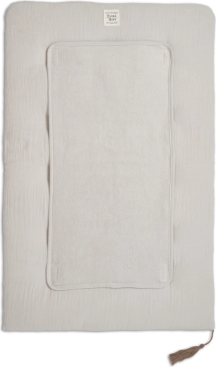 Funnababy matelas à langer en mousseline Sand Beige 50 × 80 cm