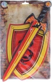 Épée et bouclier en mousse pour enfants