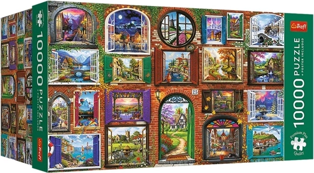 Puzzle Trefl 10 000 pièces Windows of the Seasons