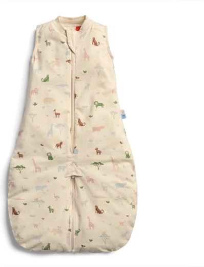 ErgoPouch gigoteuse et combinaison 2-en-1 en coton biologique Savannah 0,2 TOG (8–24 mois, 8–14 kg)