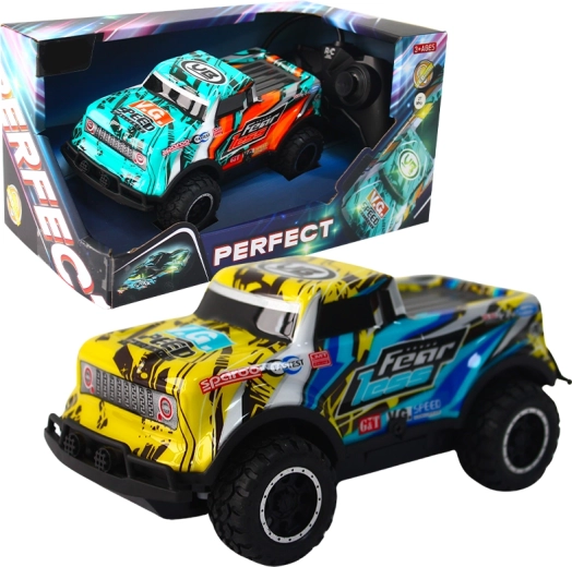 Voiture de course R/C V.G. Speed 1:24 avec éclairage LED