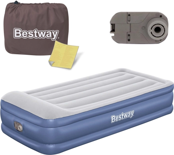 Matelas gonflable avec pompe électrique intégrée 191 × 97 × 46 cm BESTWAY