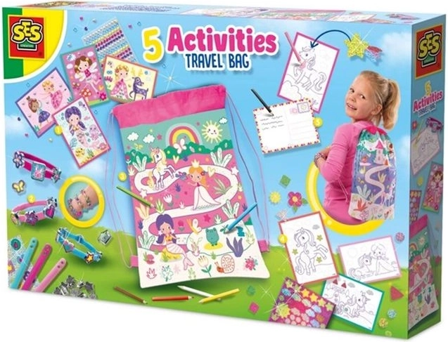 Sac créatif de voyage SES avec 5 activités