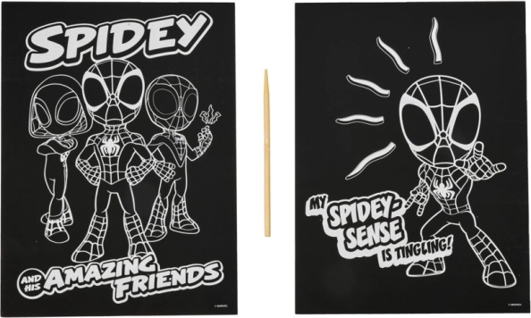 Images à gratter Spidy