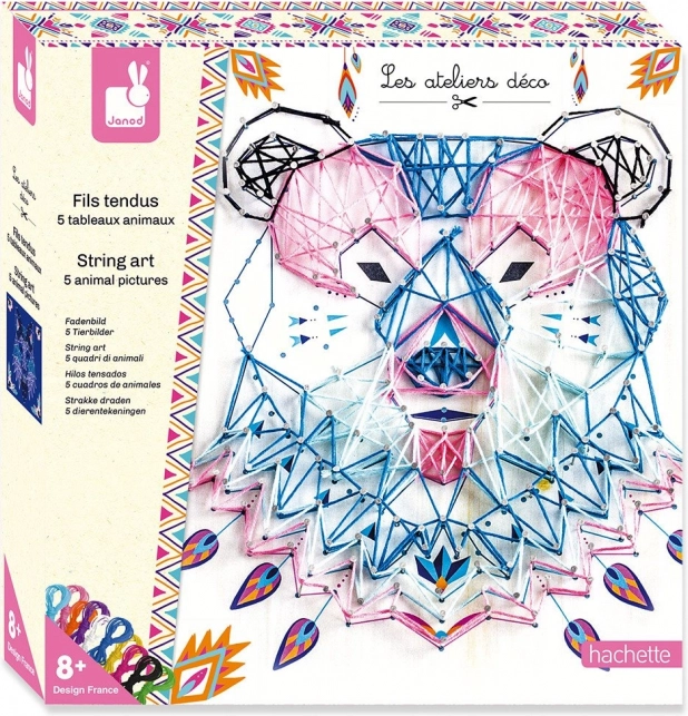 JANOD Nous créons avec des cordelettes - Animaux Deco