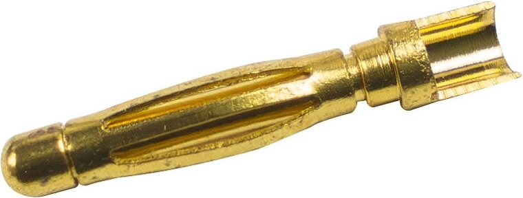 Connecteur doré de 2 mm