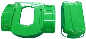 Pare-chocs arrière vert pour porteur Strong Bull JAMARA