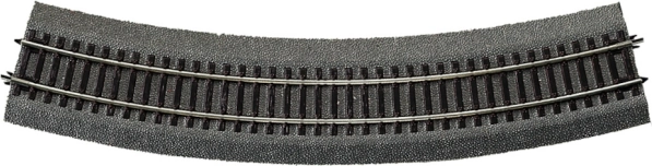 Rail courbe R5 avec ballast Roco Line