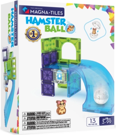 Jeu de construction magnétique Magna-Tiles boule pour hamster 13 pièces