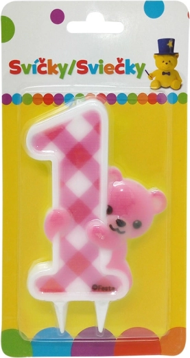 Bougie Ourson Jumbo pour Fillettes