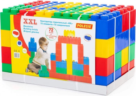 Jeu de construction XXL - 72 pièces