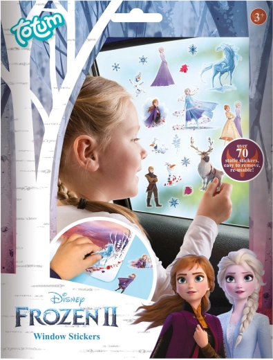 Disney Frozen 2 autocollants statiques pour fenêtre - 1 pièce