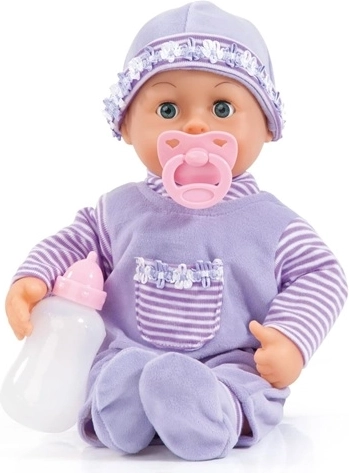 Poupée interactive bébé Bayer Design First Words violette 38 cm