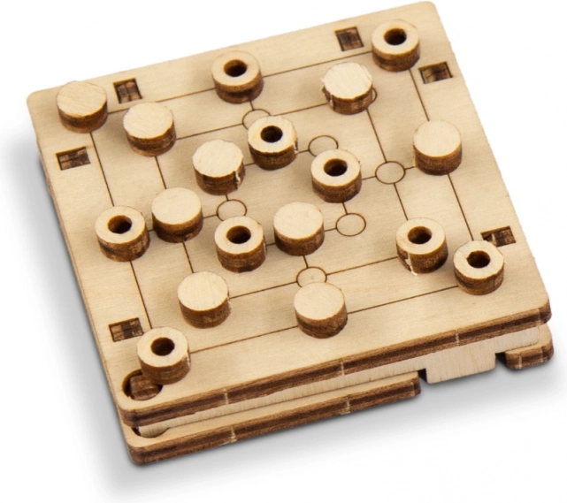 Puzzle 3D en bois – jeu de société de poche par WOODEN CITY