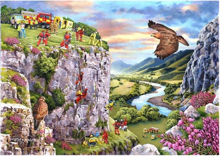 Puzzle Les héros du quotidien, 1000 pièces