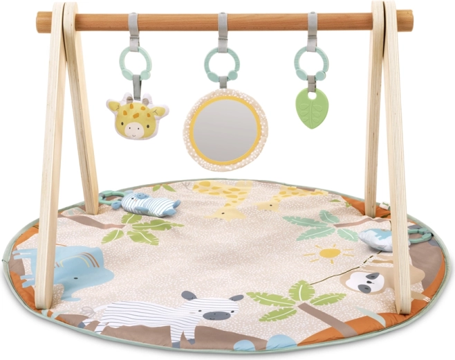 Tapis d’éveil en bois Ingenuity Wonder & Wood pour bébés
