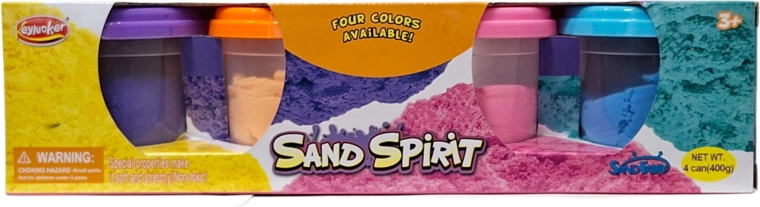 Sable cinétique – set de 4 couleurs
