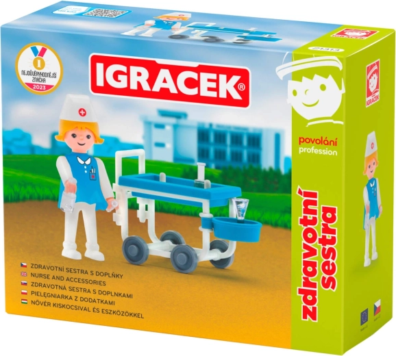 Efko Igráček infirmière – figurine avec accessoires