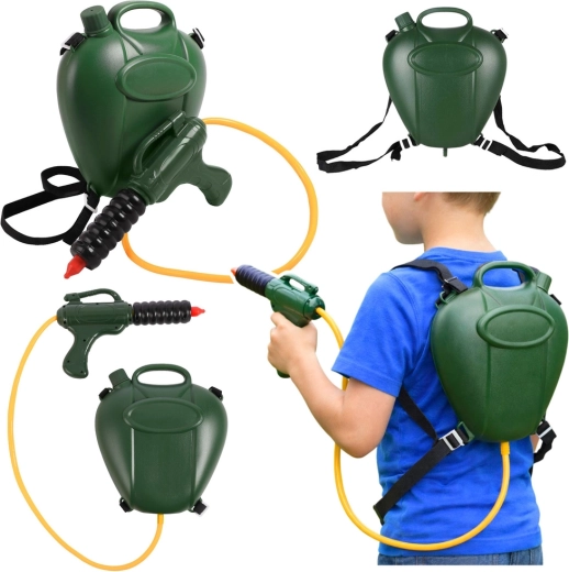 Pistolet à eau avec réservoir sac à dos 2,3 l – vert