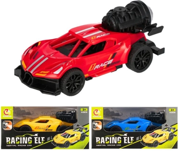 Voiture de course avec effet de fumée (brume d’eau) – 3 couleurs