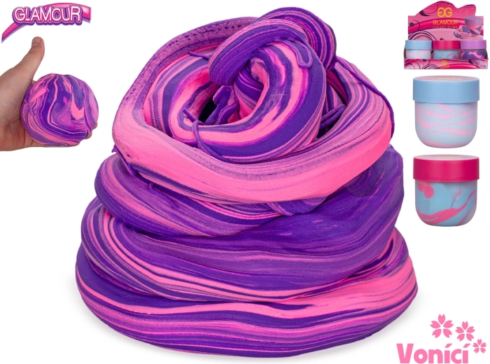 Pâte à modeler Glamour à texture « beurrée » 500 ml, 3 couleurs (multipack 6 pcs)