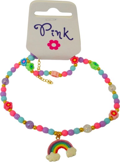 Set collier et bracelet Donuts pour enfants
