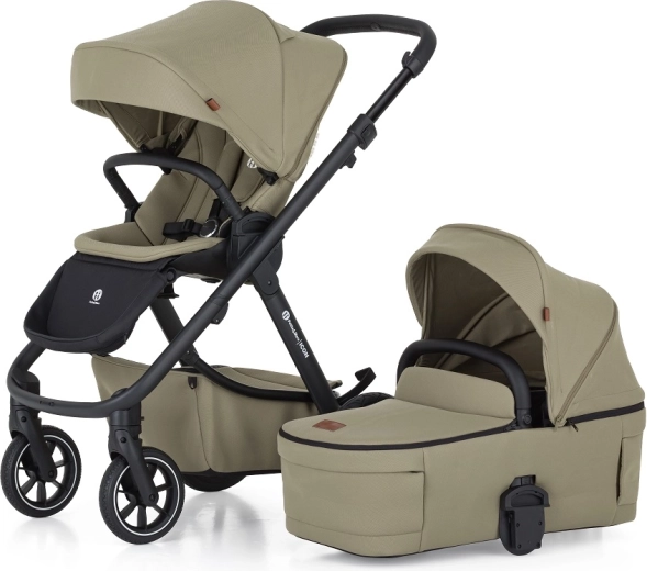 Petite&Mars poussette combinée Icon 2en1 dove grey