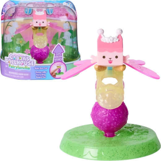 Spin Master Gabby’s Dollhouse Fairylandia bague avec figurine Baby Box Cat