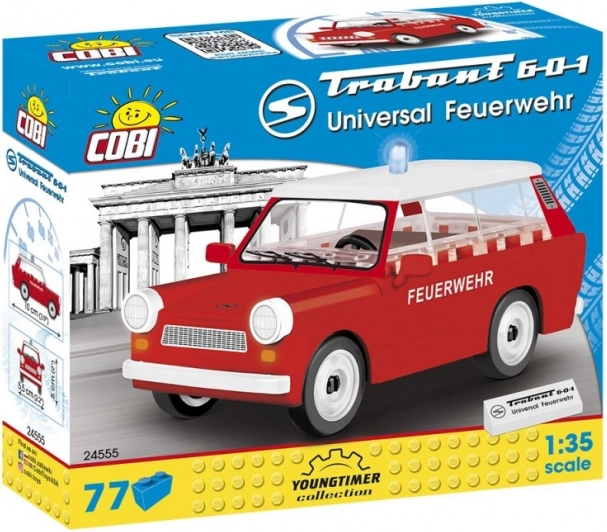 COBI Trabant 601 Universal pompiers 1:35 (77 pièces)