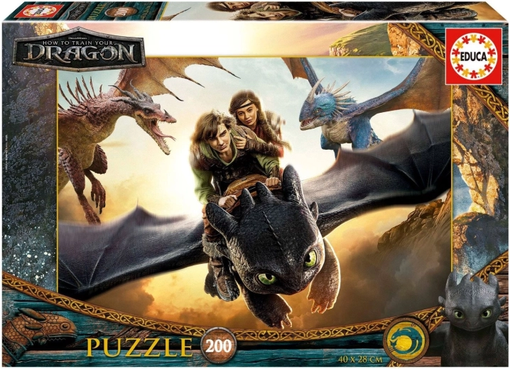 Puzzle Educa Dragons – 200 pièces