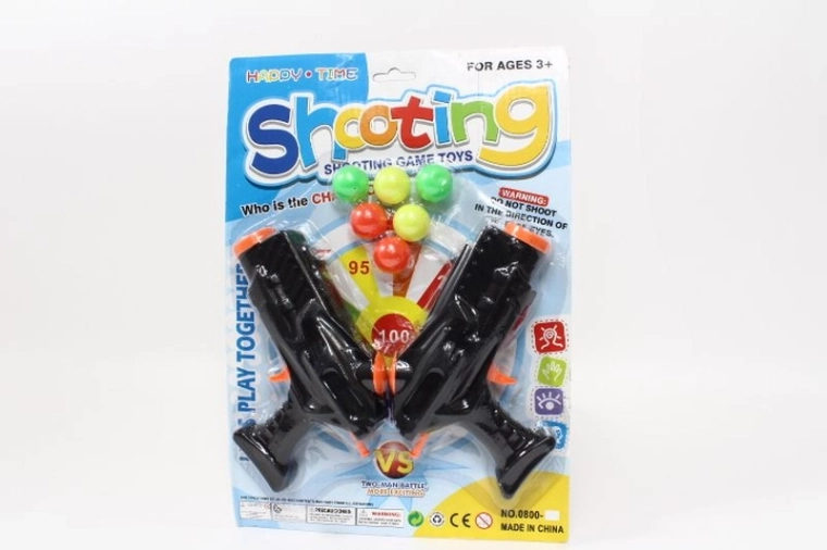Lot de deux pistolets à balles pour enfants