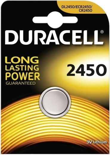 Pile bouton au lithium 3V DURACELL 2450