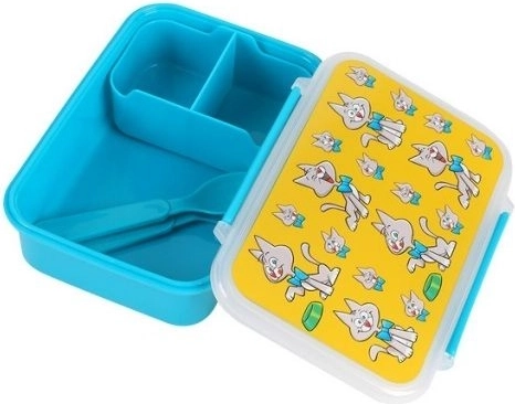 Lunchbox pour enfants Chaton avec couverts