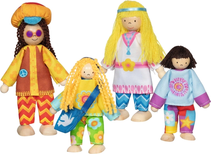 Goki66 figurines articulées Love & Harmony family (4 pcs)