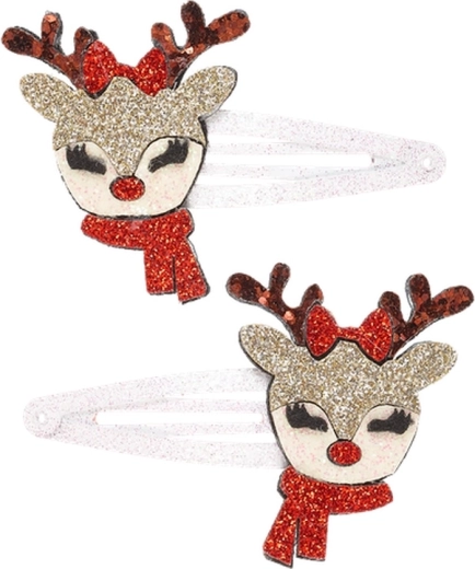 Barrettes à cheveux Souza! Jingla à motif de Noël, 2 pièces