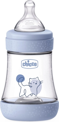 Biberon bébé anti-coliques Chicco Perfect5 150 ml, garçon, débit lent 0m+