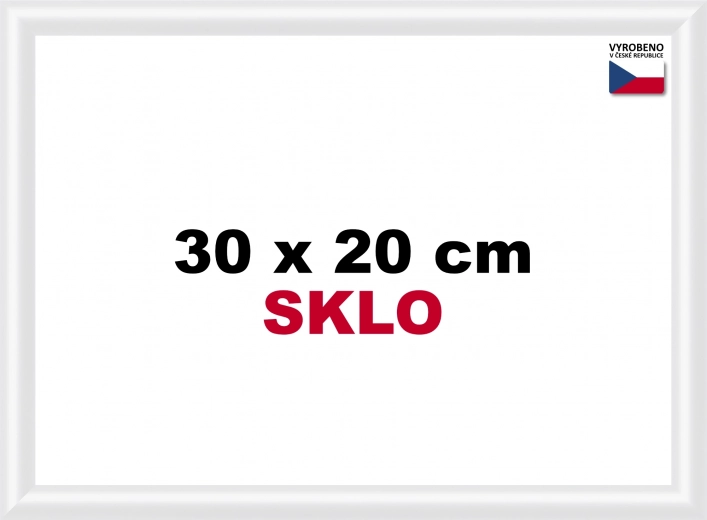 Cadre en plastique 30x20 cm blanc