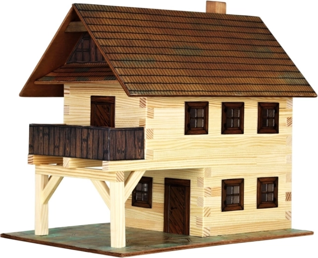 Walachia maquette en bois à assembler par collage Hôtel de ville